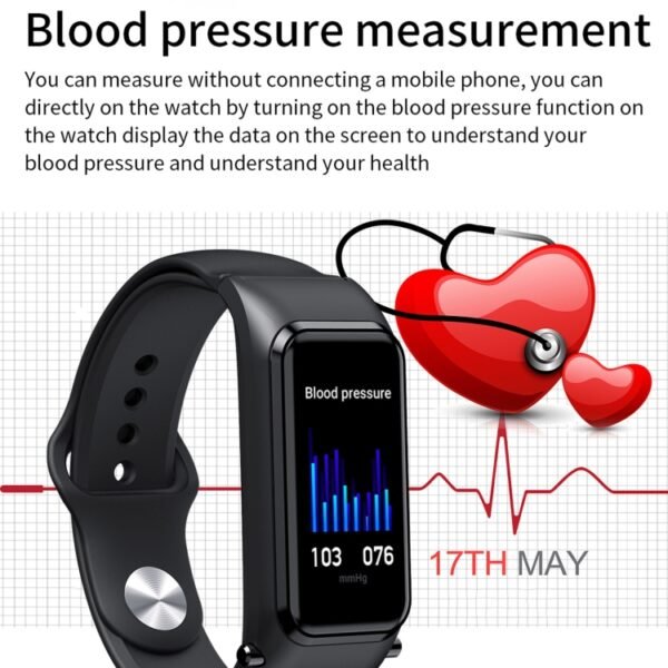 X4 1.14 inch HD Screen Bluetooth Earphone Smart Bracelet, Support Sleep Monitoring / Body Temperature Monitoring / Heart Rate Monitoring - Image 13