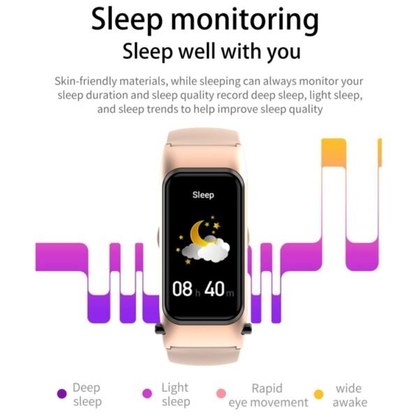 X4 1.14 inch HD Screen Bluetooth Earphone Smart Bracelet, Support Sleep Monitoring / Body Temperature Monitoring / Heart Rate Monitoring - Image 17