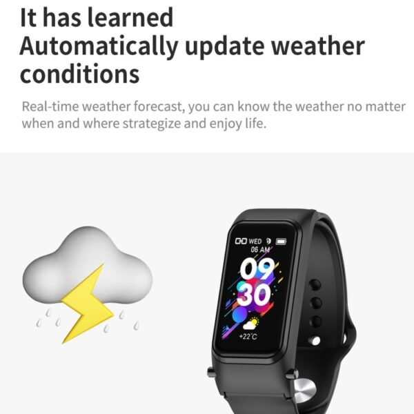X4 1.14 inch HD Screen Bluetooth Earphone Smart Bracelet, Support Sleep Monitoring / Body Temperature Monitoring / Heart Rate Monitoring - Image 19