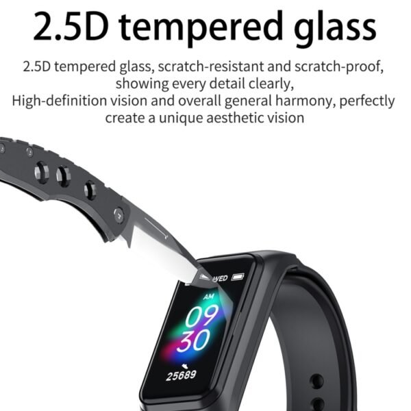 X4 1.14 inch HD Screen Bluetooth Earphone Smart Bracelet, Support Sleep Monitoring / Body Temperature Monitoring / Heart Rate Monitoring - Image 4