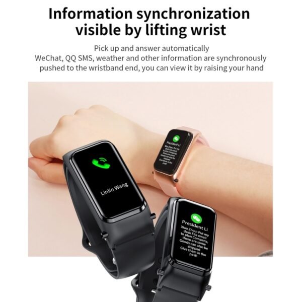 X4 1.14 inch HD Screen Bluetooth Earphone Smart Bracelet, Support Sleep Monitoring / Body Temperature Monitoring / Heart Rate Monitoring - Image 10