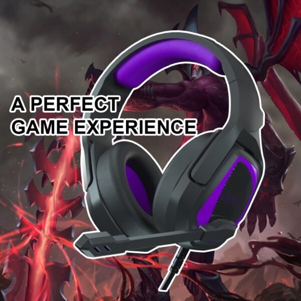 Anivia MH602 3.5mm Wired Gaming Headset with Microphone, MH602 (Black Purple), MH602 (Black Red), MH602 (Black Blue) - Image 6