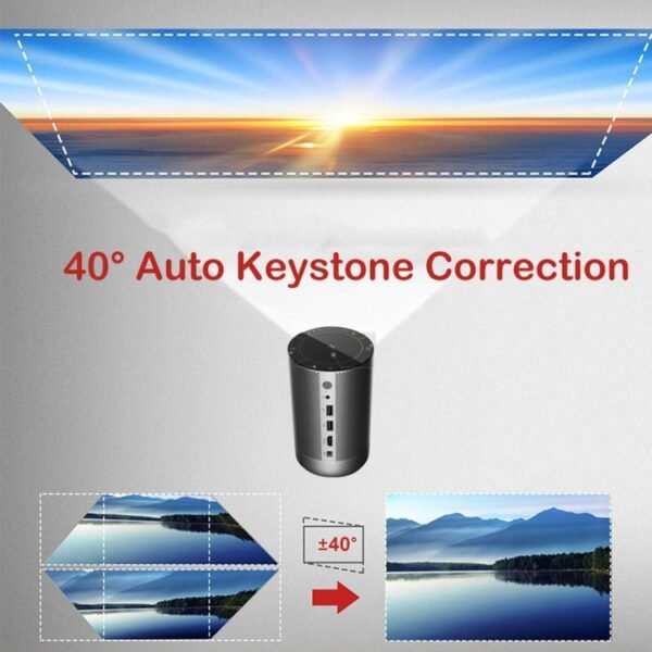 WEJOY A5 1920x1080P 200 Lumens Multi-function Portable Home Theater LED HD Digital Projector with Bluetooth Speaker, Android 7.1, 2G+16GB, US Plug