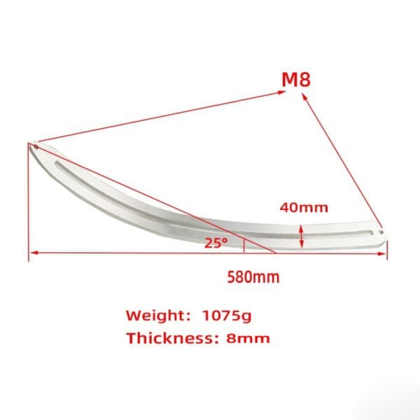 N8 10 in 1 Car Paintless Dent Removal Fender Damage Repair Puller Lifter Arc Crowbar Tools Hook Rods kit - Image 3