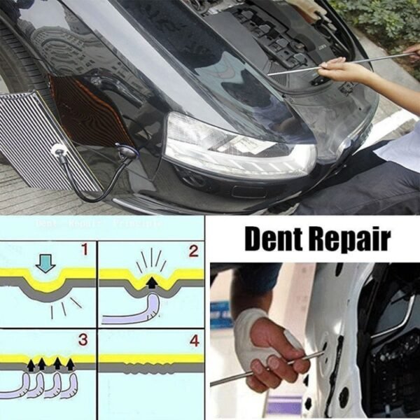 Q1 23 in 1 Car Paintless Dent Repair Hail Remover Hooks Rods Kit - Image 7