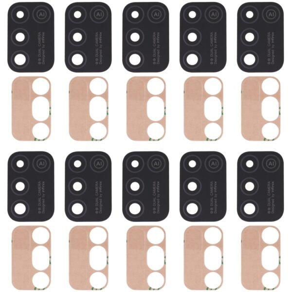 10 PCS Back Camera Lens, For Infinix Hot 10 Play, For Infinix Hot 10s/Hot 10T, For Infinix Hot 10i/Smart 5 Pro, For Infinix Note 8, For Infinix Note 10, For Infinix Hot 11s, For Infinix Hot 11 Play, For Infinix Zero X/Zero X Pro, For Infinix Note 8i...
