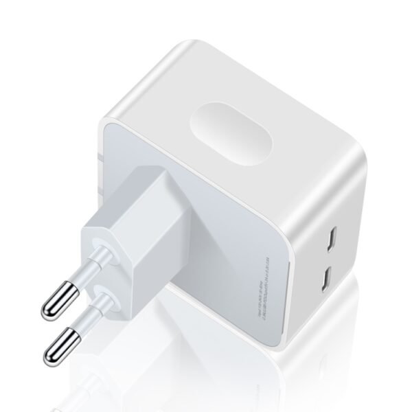 PD 50W Dual USB-C / Type-C Ports Charger, PD 50W EU Plug, PD 50W US Plug - Image 2