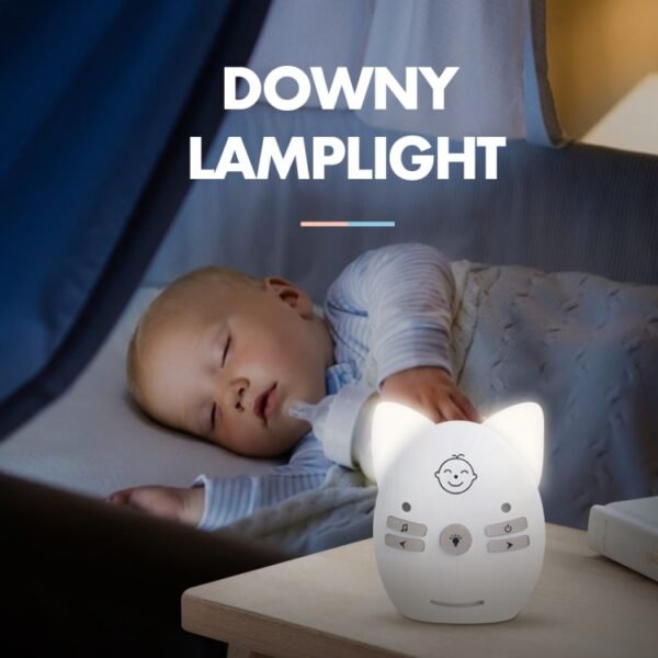 Wireless Audio Baby Monitor Support Voice Monitoring + Intercom + Night Light without Battery, US Plug, UK Plug, EU Plug, AU Plug - Image 4