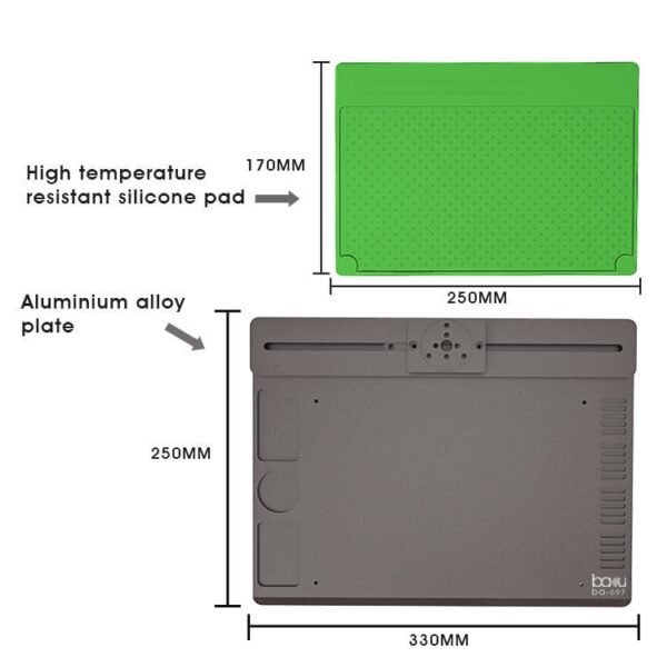 BAKU BA-697 2 in 1 Microscope Maintenance Insulation Pad - Image 2