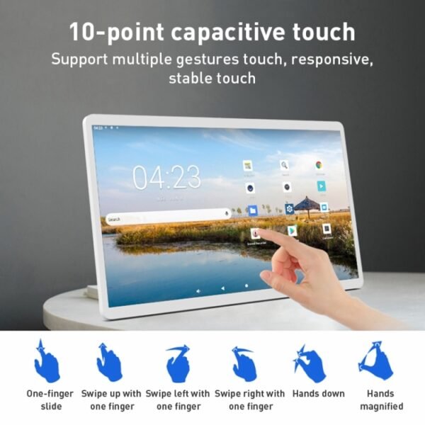 HSD1693T 16 inch IPS Display Advertising Machine Android 13, RK3399 2GB+16GB, RK3399 4GB+32GB, RK3566 2GB+16GB, RK3576S 4GB+32GB, RK3588S2 4GB+32GB, RK3588 8GB+64GB - Image 5