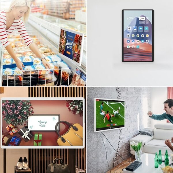 HSD1693T 16 inch IPS Display Advertising Machine Android 13, RK3399 2GB+16GB, RK3399 4GB+32GB, RK3566 2GB+16GB, RK3576S 4GB+32GB, RK3588S2 4GB+32GB, RK3588 8GB+64GB - Image 10