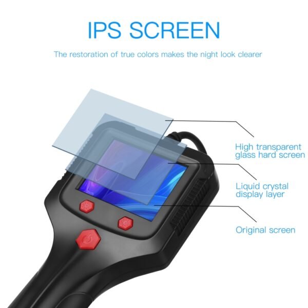 P100 2.4 inch HD Handheld Endoscope with LCD Screen, 8mm 2m, 5.5mm 2m, 8mm Side 2m, 8mm 5m, 5.5mm 5m, 8mm Side 5m, 8mm 10m, 5.5mm 10m, 8mm Side 10m, 8mm 15m, 5.5mm 15m, 8mm Side 15m, 8mm 20m, 5.5mm 20m, 8mm Side 20m, 8mm 30m, 5.5mm 30m, 8mm Side 30m...