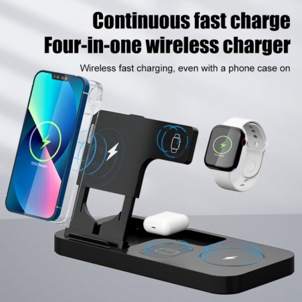 OW-02 15W 4 in 1 Phone Wireless Charger, OW-02 - Image 3