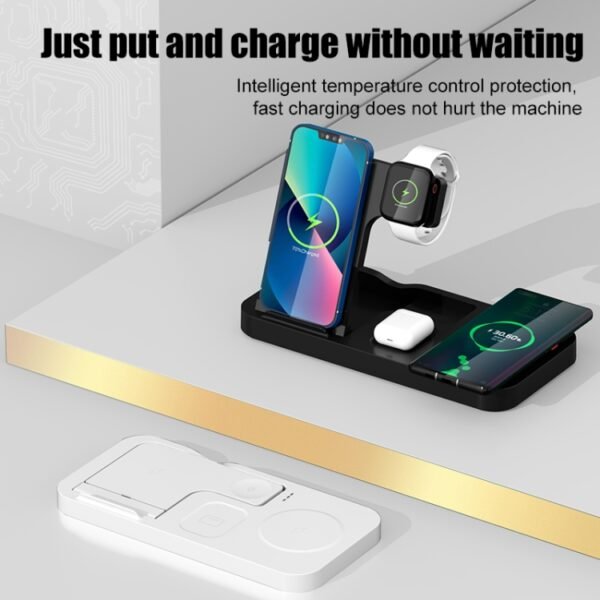 OW-02 15W 4 in 1 Phone Wireless Charger, OW-02 - Image 4