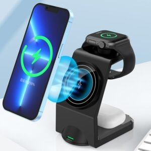 WT-158 MagSafe Magnetic Multi in One Wireless Charger