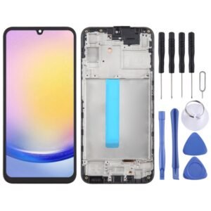 Original LCD Screen Digitizer Full Assembly with Frame, For Samsung Galaxy A25 SM-A256B, For Samsung Galaxy A15 5G SM-A156B, For Samsung Galaxy A35 SM-A356B, For Samsung Galaxy A05 SM-A055F, For Samsung Galaxy A05s SM-A057F...