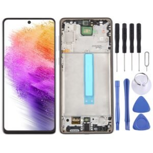 6.78 inch EU Version OLED LCD Screen Digitizer Full Assembly with Frame(Black), For Samsung Galaxy A73 5G SM-A736B, For Samsung Galaxy S23+ 5G SM-S916B, For Samsung Galaxy S22 Ultra 5G SM-S908B (EU Version), For Samsung Galaxy S21+ 5G SM-G996B...