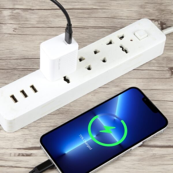 LZ-105PD 25W USB-C / Type-C Ports Dot Pattern Travel Charger, US Plug, EU Plug - Image 5