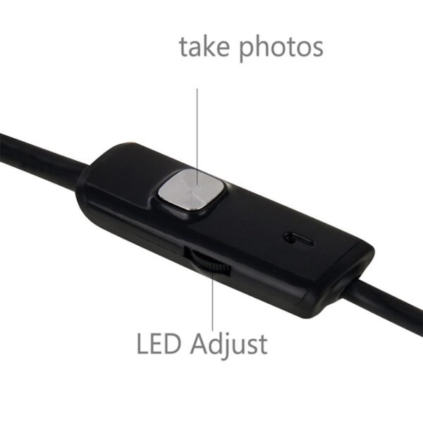 AN97 Waterproof Micro USB Endoscope Hard Tube Inspection Camera for Parts of OTG Function Android Mobile Phone, with 6 LEDs, 5.5mm, 7mm, 8mm