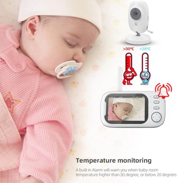 ABM600 3.5 inch Wireless Video Night Vision Baby Monitor Security Camera, ABM600 - Image 6