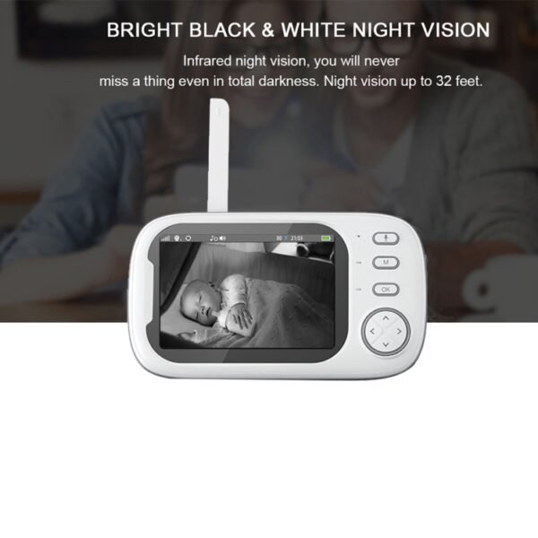 ABM600 3.5 inch Wireless Video Night Vision Baby Monitor Security Camera, ABM600 - Image 8
