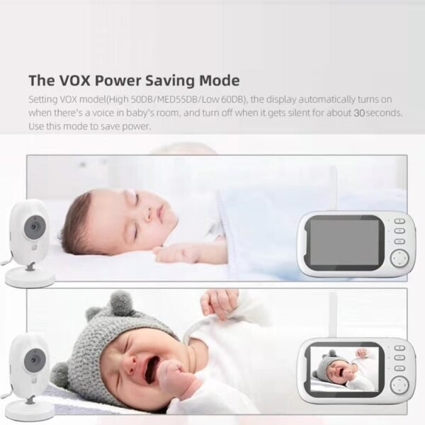 ABM600 3.5 inch Wireless Video Night Vision Baby Monitor Security Camera, ABM600 - Image 9