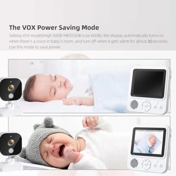 ABM900 2.8 inch Wireless Video Night Vision Baby Monitor Security Camera, ABM900 - Image 3
