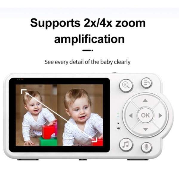 YE10-C3 2.8 inch 2.4G Wireless Video Night Vision Baby Monitor Security Camera, YE10-C3 - Image 3
