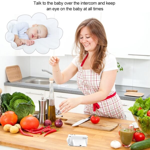 YE10-C3 2.8 inch 2.4G Wireless Video Night Vision Baby Monitor Security Camera, YE10-C3 - Image 4