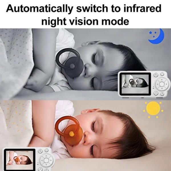 YE10-C3 2.8 inch 2.4G Wireless Video Night Vision Baby Monitor Security Camera, YE10-C3 - Image 9