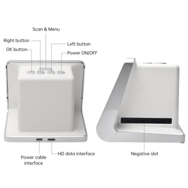 Tonivent TON170 14 Mega Pixels 5 inch HD Screen Film Scanner, TON170 White - Image 8