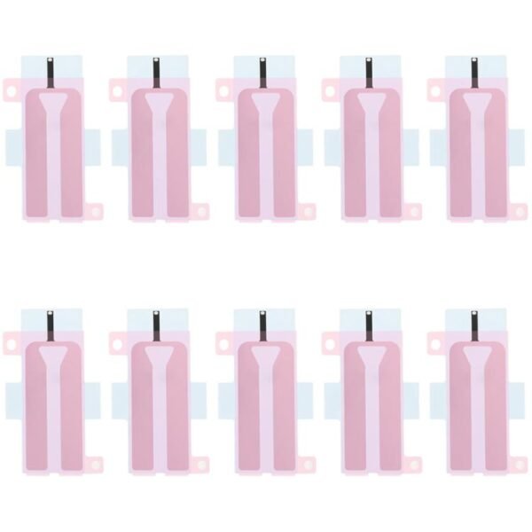 10pcs Battery Adhesive Tape Stickers, For iPhone 16e, For iPhone 16 Pro Max, For iPhone 16 Pro, For iPhone 16 Plus, For iPhone 16, For iPhone 15 Pro Max, For iPhone 15 Pro, For iPhone 15 Plus, For iPhone 15