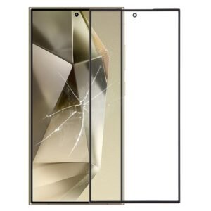 Front Screen Outer Glass Lens with OCA Optically Clear Adhesive, For Samsung Galaxy S24 Ultra SM-S928B, For Samsung Galaxy S23 Ultra SM-S918B, For Samsung Galaxy S22 Ultra SM-S908B