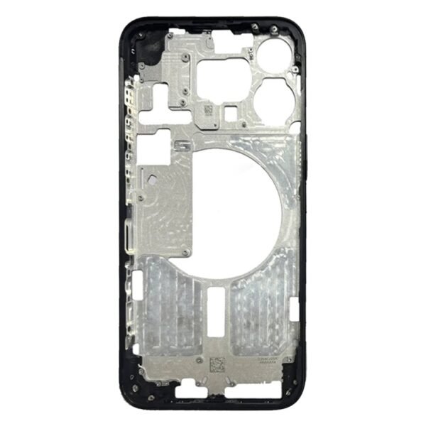 For iPhone 15 Pro Max Middle Frame Bezel Plate with Side Keys + Card Tray, China Version, US Version, CE EU Version - Image 4