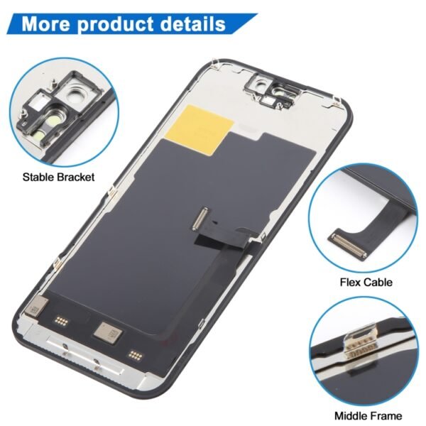 YK OLED LCD Screen, Remove IC Need Professional Repair, For iPhone 15 Pro(Incell), For iPhone 14 Pro(Incell) - Image 3