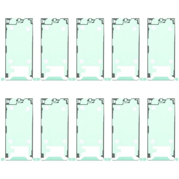 10pcs Front Housing Adhesive, For Samsung Galaxy S24 Ultra SM-S928B, For Samsung Galaxy S24+ SM-S926B, For Samsung Galaxy S24 SM-S921B, For Samsung Galaxy S21 Ultra 5G SM-G998B