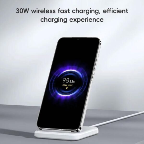Original Xiaomi 30W Vertical Stand Wireless Charger, Vertical Stand - Image 4