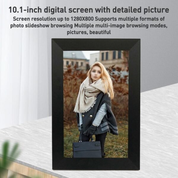 xclt1010 10.1 inch IPS Display Honeycomb Pattern WiFi Cloud Photo Frame, RK3126C Quad Core up to 1.5GHz, 1GB+16GB, AU Plug, US Plug, EU Plug, UK Plug - Image 2