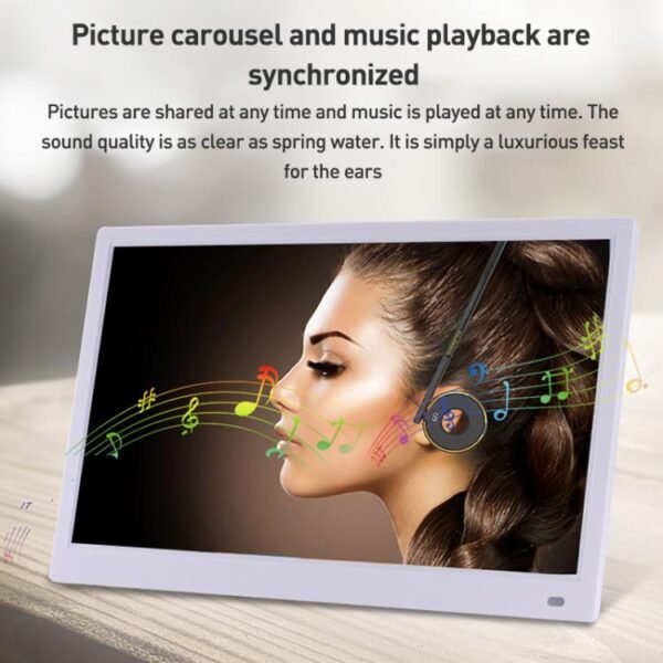 XCLT-1730 17.3 inch LED HD Screen WIFI Cloud Photo Frame with Stand, AU Plug, US Plug, EU Plug, UK Plug - Image 7