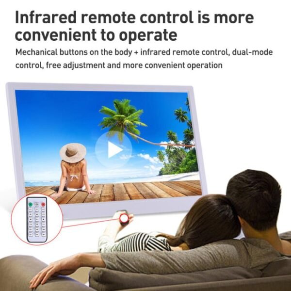 XCLT-1730 17.3 inch LED HD Screen WIFI Cloud Photo Frame with Stand, AU Plug, US Plug, EU Plug, UK Plug - Image 8