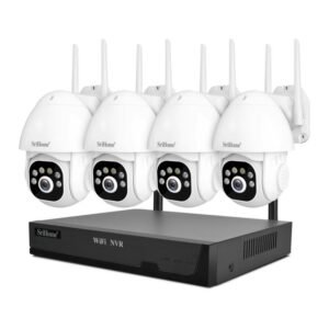 SriHome NVS001E-IPC039B 5MP 8CH HD NVR Wireless Cameras Set, US Plug, EU Plug, AU Plug, UK Plug