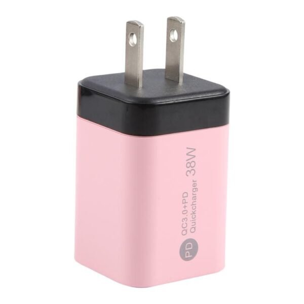 KO-72 38W QC3.0 USB and USB-C / Type-C PD Quick Charger, US Plug, US Plug - Image 2