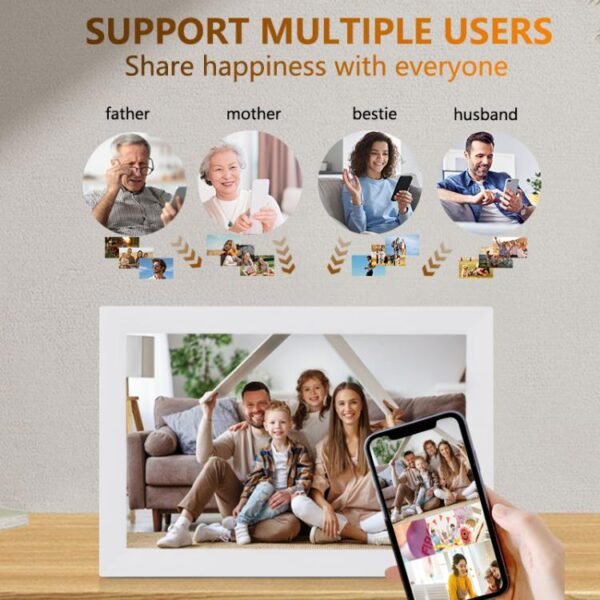 13.3 inch LCD Display Cloud Photo Frame 1G+32GB 3126C Quad-Core CPU Android 6.0, EU Plug, US Plug, UK Plug, AU Plug - Image 5