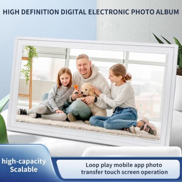 18.5 inch LCD Display Cloud Photo Frame 1G+32GB 3126C Quad-Core CPU Android 6.0, EU Plug, US Plug, UK Plug, AU Plug - Image 2