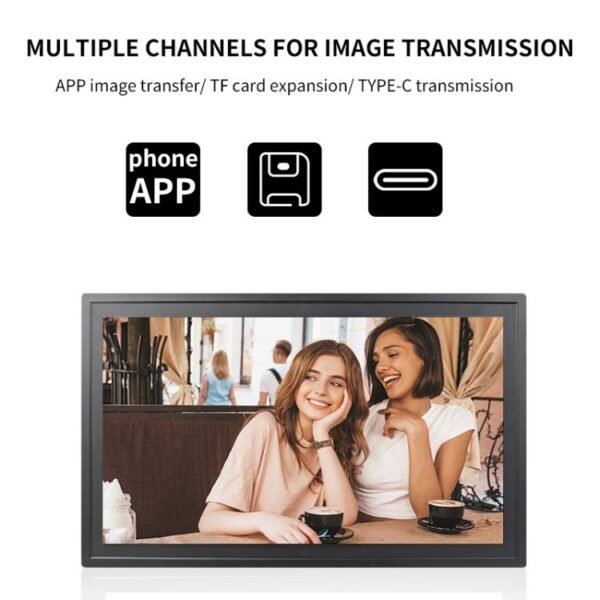 18.5 inch LCD Display Cloud Photo Frame 1G+32GB 3126C Quad-Core CPU Android 6.0, EU Plug, US Plug, UK Plug, AU Plug - Image 5