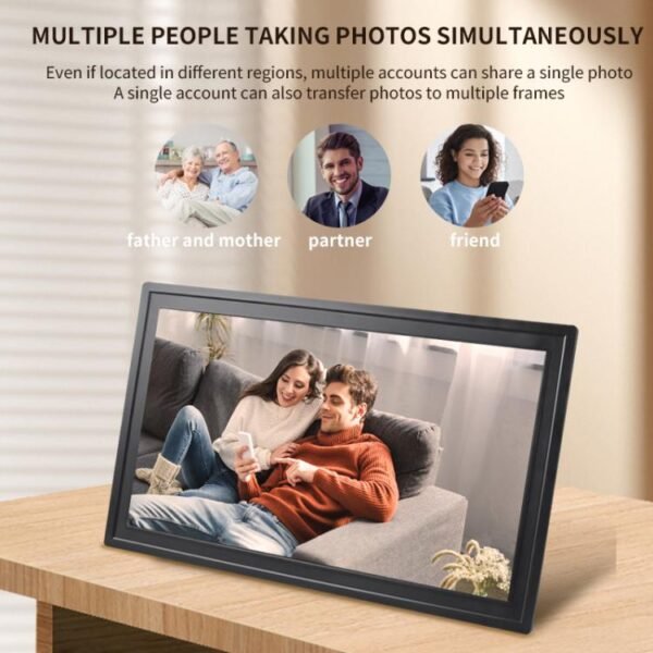 18.5 inch LCD Display Cloud Photo Frame 1G+32GB 3126C Quad-Core CPU Android 6.0, EU Plug, US Plug, UK Plug, AU Plug - Image 6