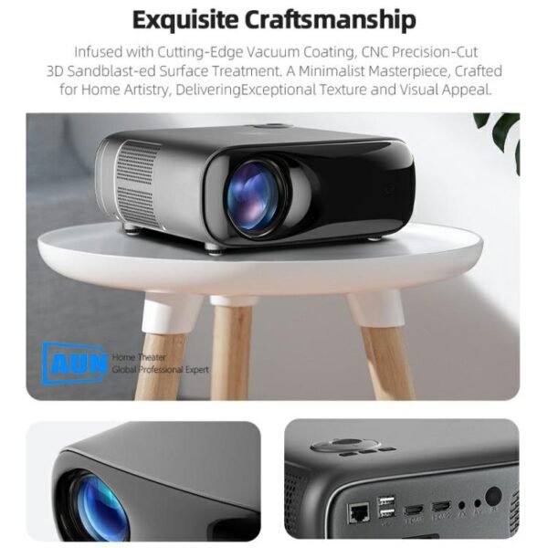 AUN AKEY9S 1080P 1000ANSI Autofocus WIFI Display Smart Projector, US Plug, UK Plug, AU Plug, EU Plug - Image 11