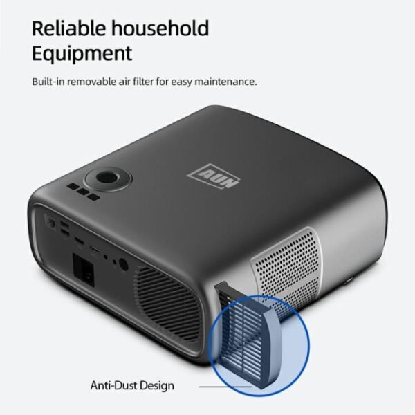 AUN AKEY9S 1080P 1000ANSI Autofocus WIFI Display Smart Projector, US Plug, UK Plug, AU Plug, EU Plug - Image 17