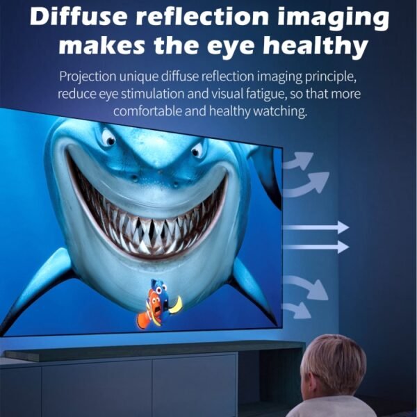 T300 25ANSI LED Portable Home Multimedia Game Projector, US Plug - Image 10