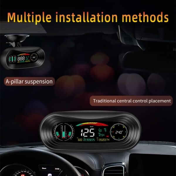 P18 GPS Car HUD Head-up Display Vehicle Speed / Voltage / Mileage - Image 8